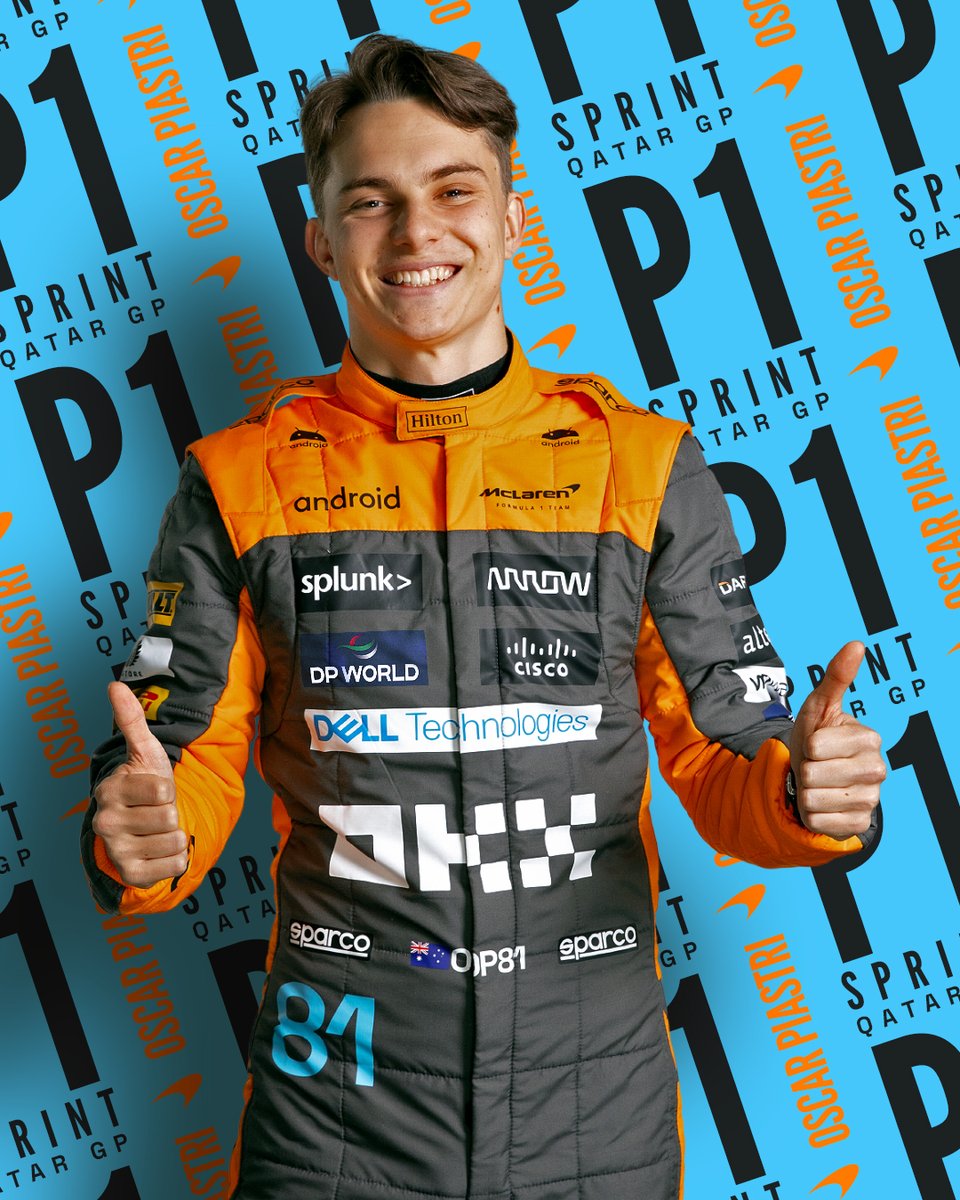 McLaren (@mclarenf1) on Twitter photo OSCAR PIASTRI, #F1SPRINT WINNER! 🏆
A day you will remember for the rest of your life, <a href="/OscarPiastri/">Oscar Piastri</a>. What a drive! 🙌🧡
#QatarGP🇶🇦 OSCAR PIASTRI, #F1SPRINT WINNER! 🏆
A day you will remember for the rest of your life, <a href="/OscarPiastri/">Oscar Piastri</a>. What a drive! 🙌🧡
#QatarGP🇶🇦
