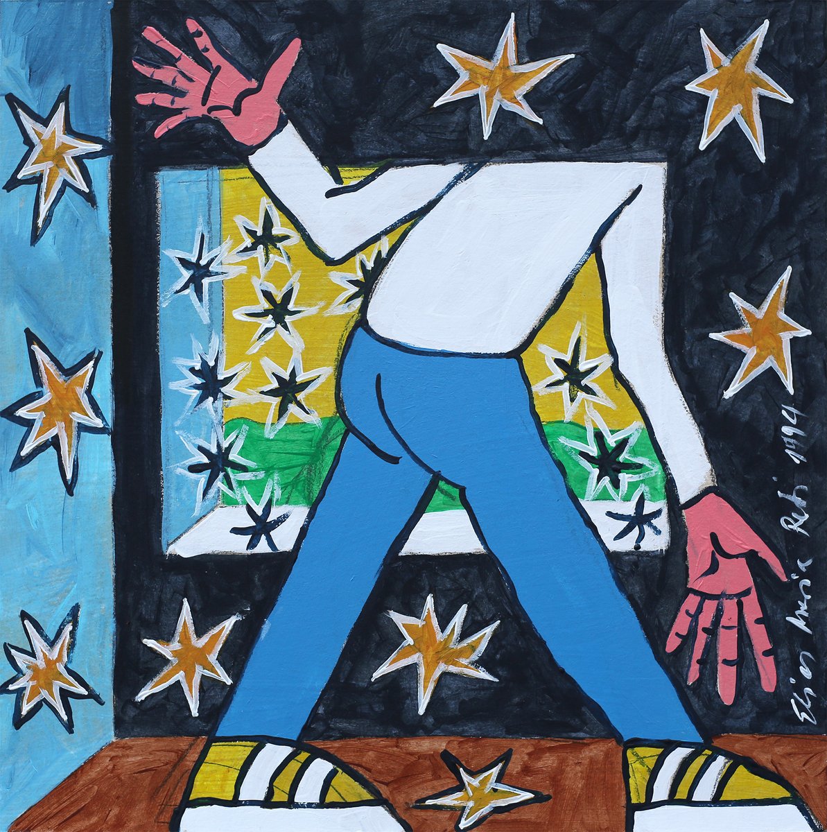 „Das Unbewusste Nr. 15", Elias Maria Reti, 1994 #EliasMariaReti #Art #Artist #Painting #Astroism #Künstler #Astroismus #Gemälde #contemporaryartist #contemporarypainting #GermanArt #Reti #Maler #Painter #Germanartist #DeutscherMaler #arte #paint #DasUnbewusste #Arte #Kunst #opart