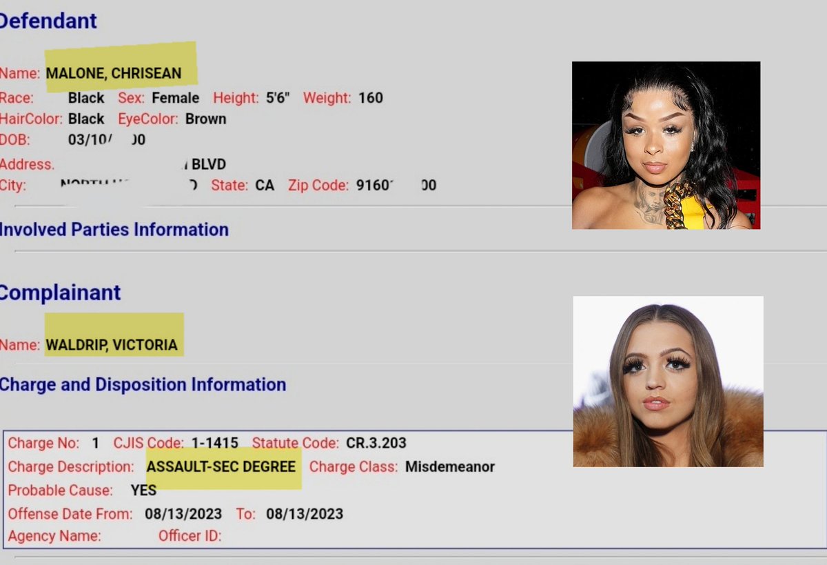 bgctea2020's tweet photo. Woah Vicky pressed charges on Chrisean! 😳 #BaddiesEast https://t.co/JWv5dhM7z2