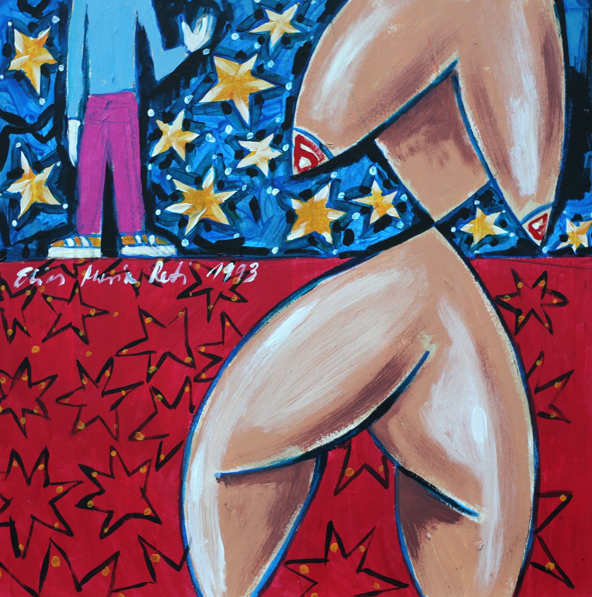 „Abstinenz Nr. 7", Elias Maria Reti, 1993 #EliasMariaReti #Art #Artist #Painting #Astroism #Künstler #Astroismus #Gemälde #contemporaryartist #contemporarypainting #GermanArt #Reti #Maler #Painter #Germanartist #DeutscherMaler #arte #paint #Abstinenz #Arte #Kunst #Gegenwartskunst