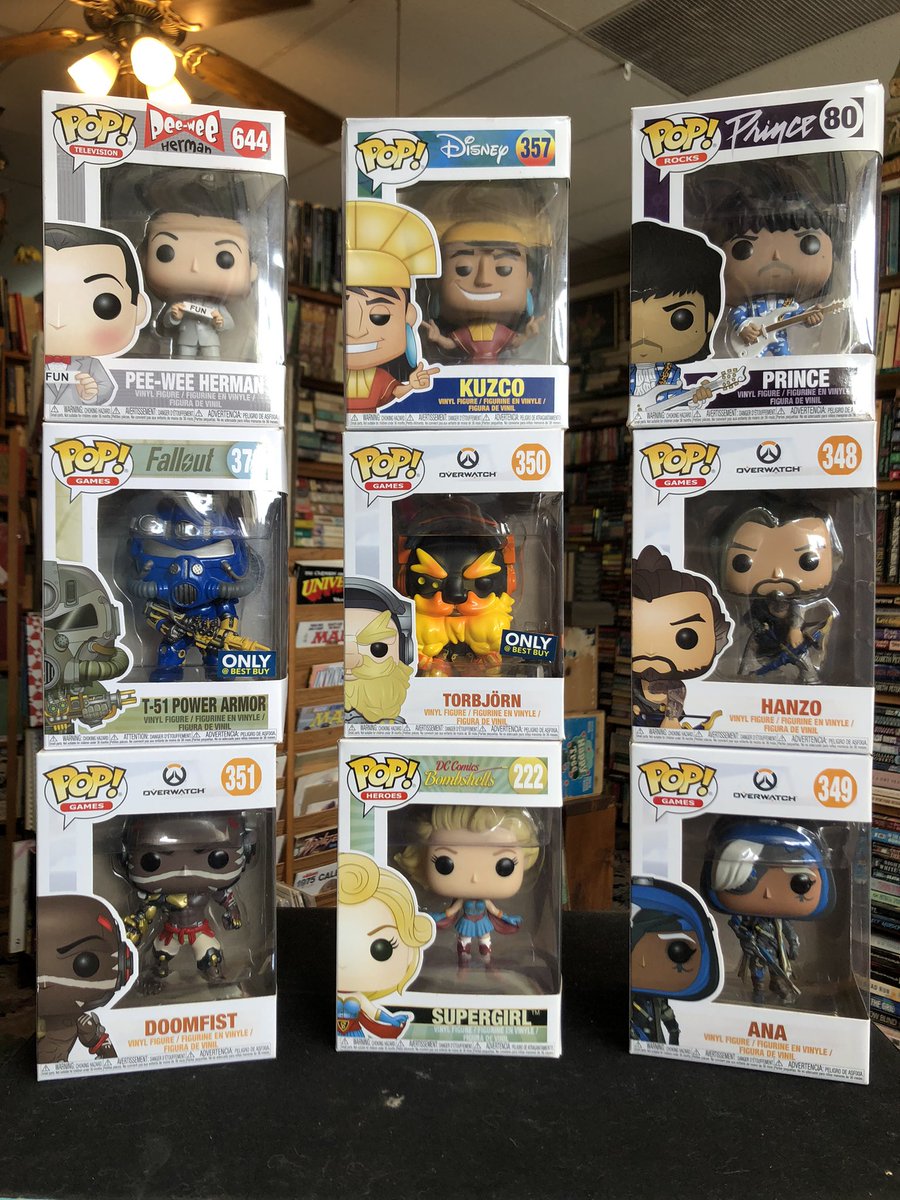 Paperbacks_Plus's tweet photo. 🙃
POP! YOURSELF. Funko Pop culture collectibles.
Including POP! Rocks Prince, and POP! Television Pee-Wee Herman.
Here at the shop.
#POP #FunkoPop #popculture #collectibles #POPRockPrince #poppeeweeherman #popprince #POPTelevisionPeeWeeHerman #toys #games #puzzles #fiction https://t.co/DSq1wsMKOi