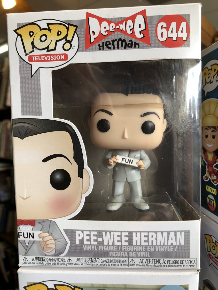 Paperbacks_Plus's tweet photo. 🙃
POP! YOURSELF. Funko Pop culture collectibles.
Including POP! Rocks Prince, and POP! Television Pee-Wee Herman.
Here at the shop.
#POP #FunkoPop #popculture #collectibles #POPRockPrince #poppeeweeherman #popprince #POPTelevisionPeeWeeHerman #toys #games #puzzles #fiction https://t.co/DSq1wsMKOi