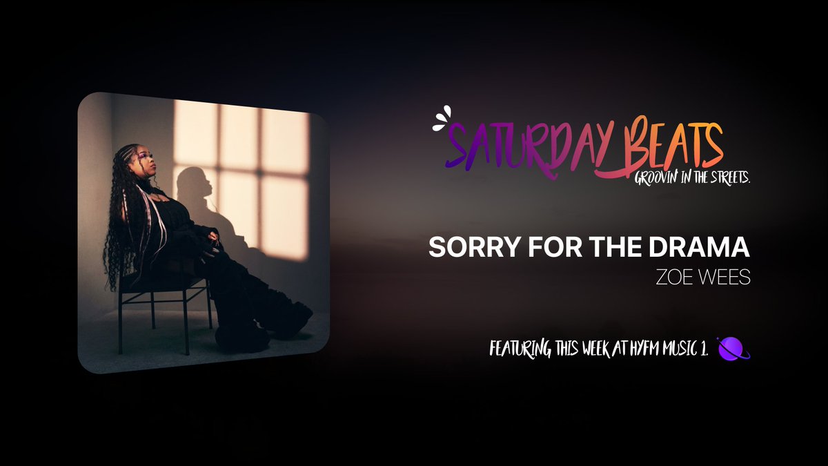 The incredibly strong voice of <a href="/ZoeWeesOfficial/">Zoe Wees</a> with her latest hit 'Sorry For The Drama' is the best new hit of the week and features HYFM MUSIC 1 this week. 🖤

listen on hyfm.us