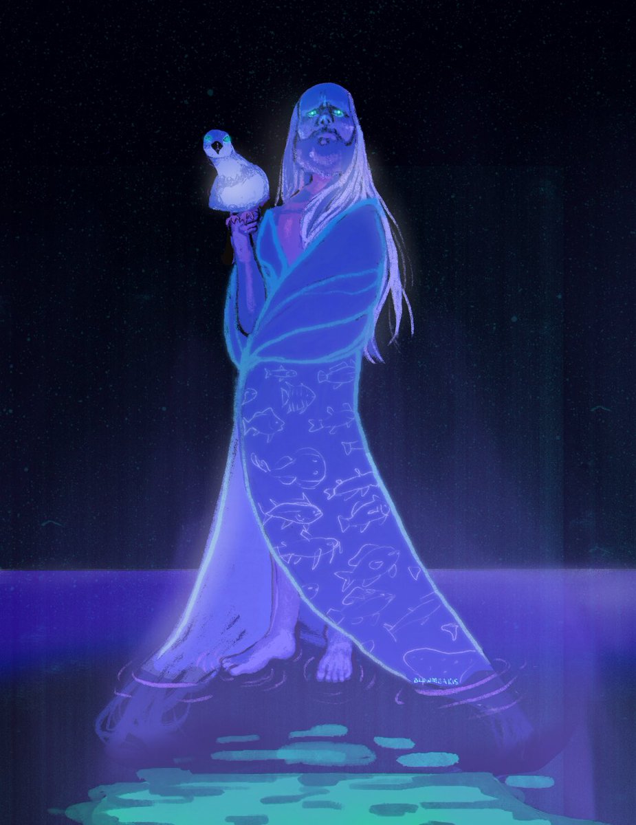 blow_me_a_kis's tweet photo. #ofmds2 #OFMDfanart 
Sea witch &amp; familiar https://t.co/5PUqzMXCna