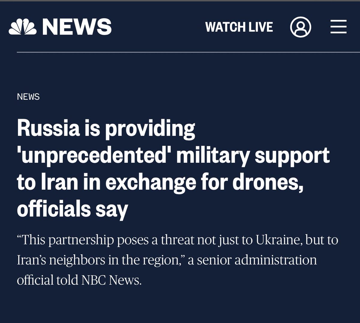 It was TRUMP that allowed Iranian oil sales that generated the $6B in aid that we exchanged for 5 Americans. The $6B is not cash. It’s food, medicine, and aid. Trump Republicans and Putin armed Iran.