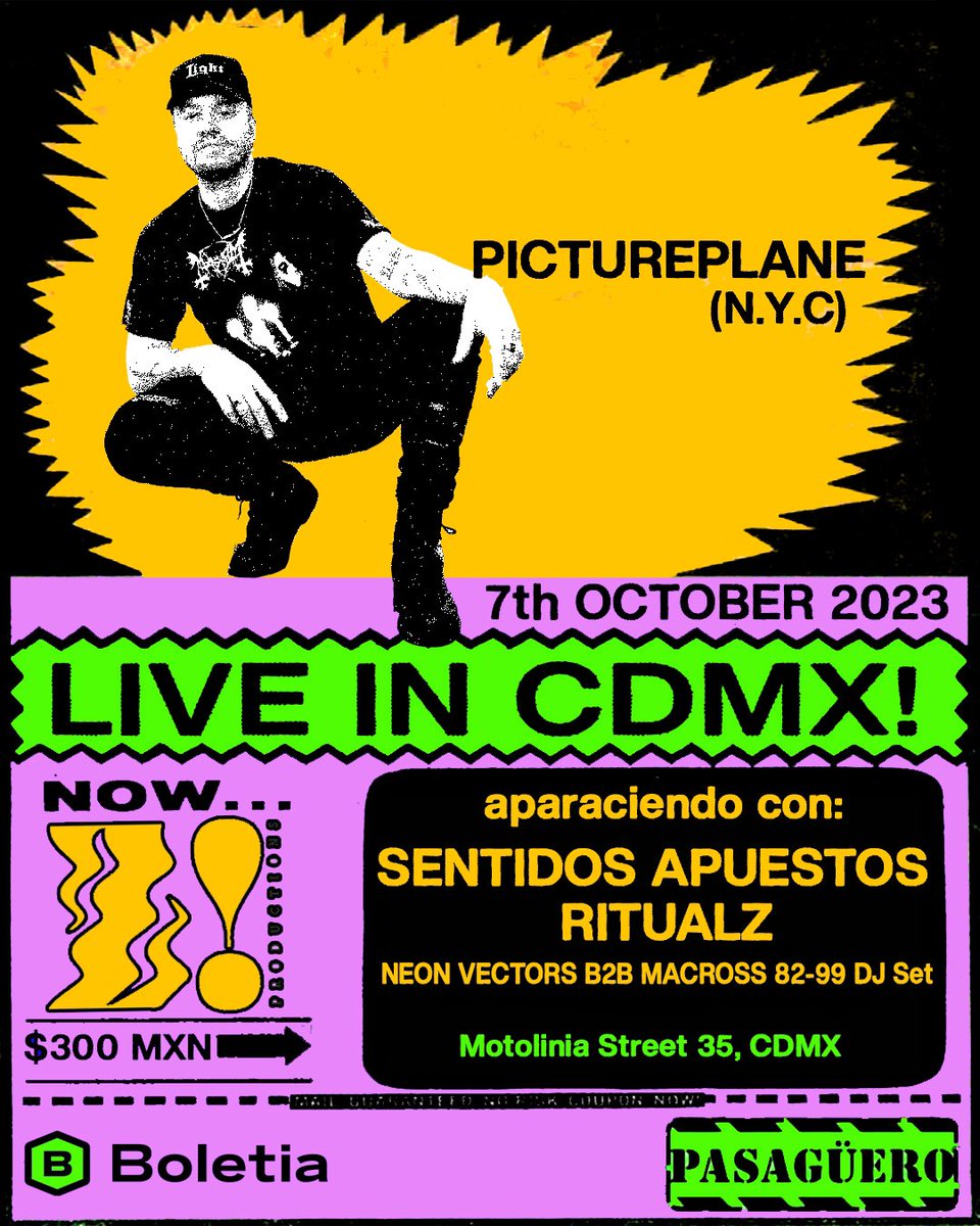 pictureplane's tweet image. Mexico City. Tonight.