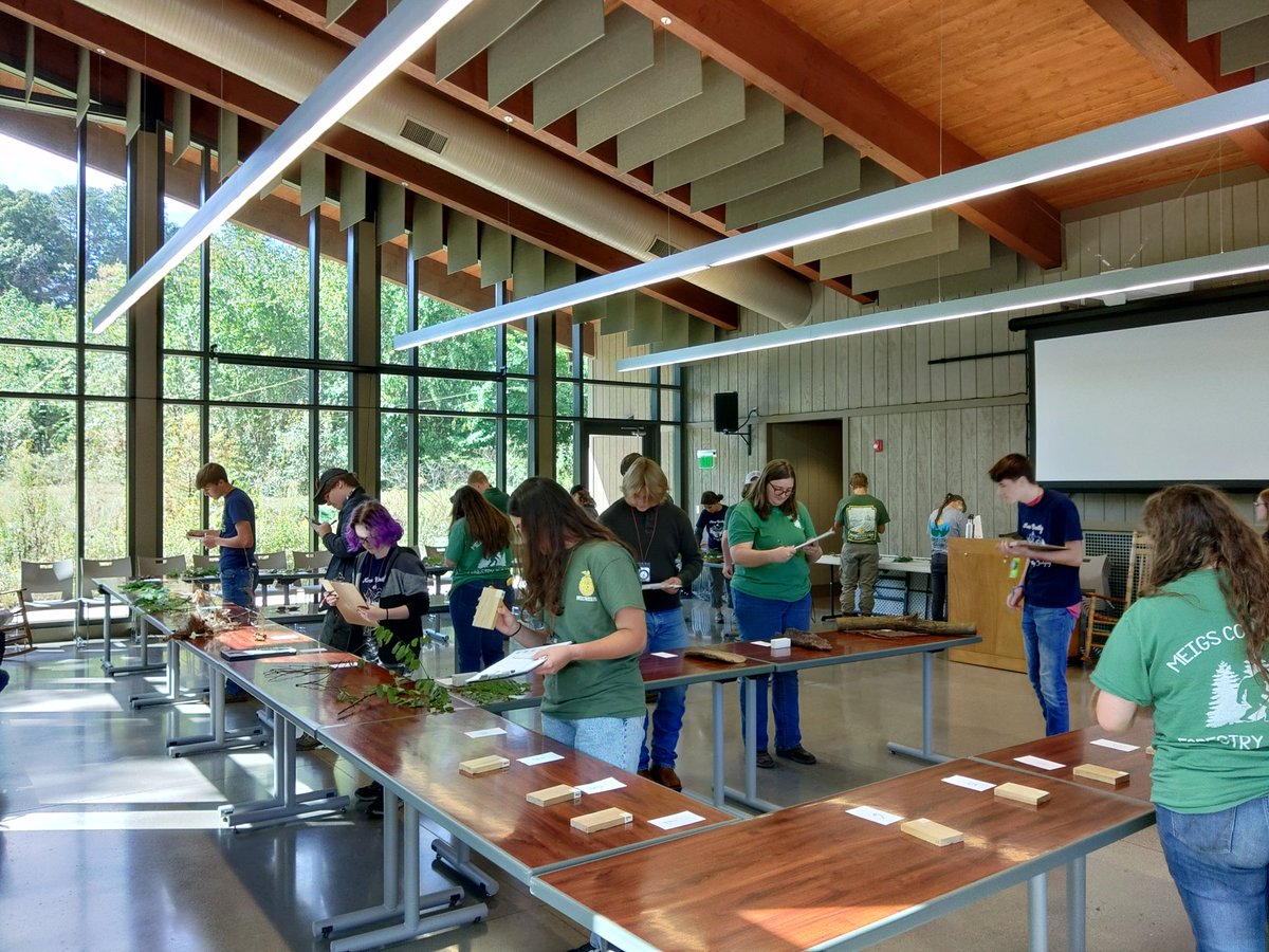 Kicking off the UT Extension - 4H State Fall Forestry Judging Contest at the UT Forest Resources AgResearch and Education Center in Oak Ridge, TN.