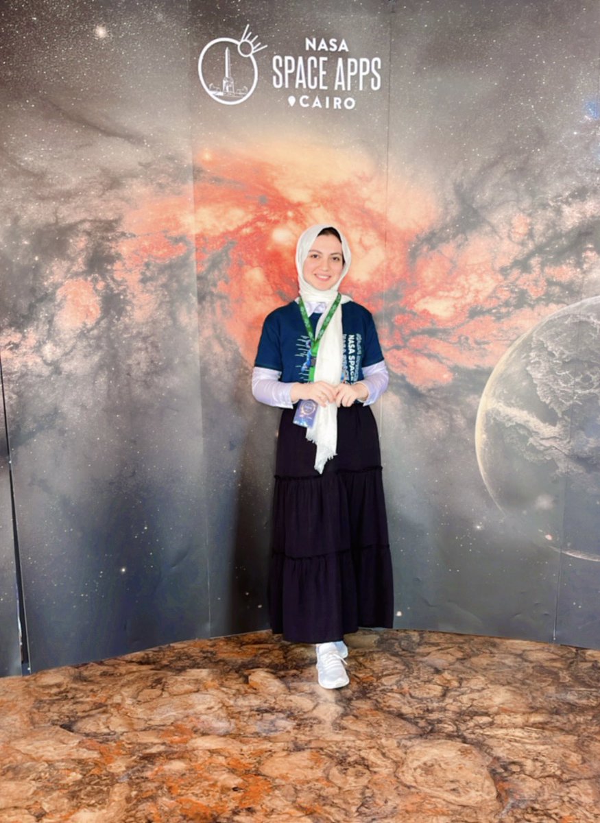 Mariam_AbdElati's tweet photo. Excited to share that I've participated as a UI/UX Mentor at the NASA Space Apps Cairo Hackathon in AUC ! 🚀 It was an incredible experience guiding and collaborating with bright minds in developing innovative solutions for the past 48 hours. #NasaSpaceApp #UXDesign #UIUX https://t.co/SRuC8FEpMI