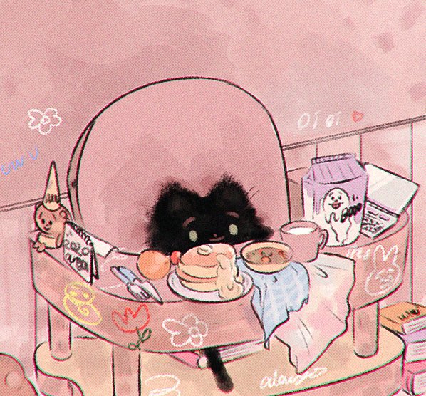 「ホットケーキ テーブル」のTwitter画像/イラスト(人気順)
