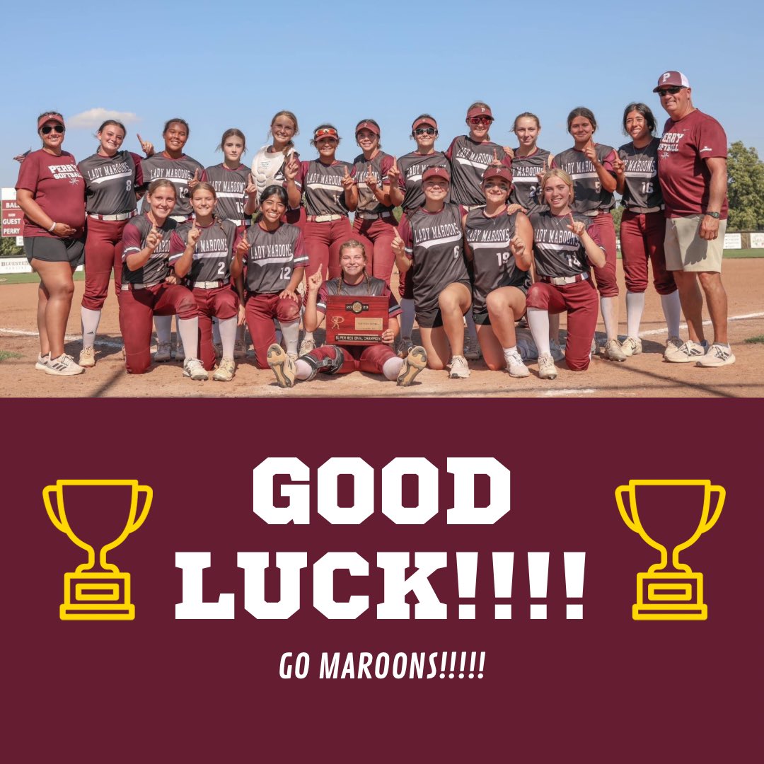 GOOD LUCK to our softball team and they seek their first state title!!! We’re rooting for you guys!! #BeDangerous