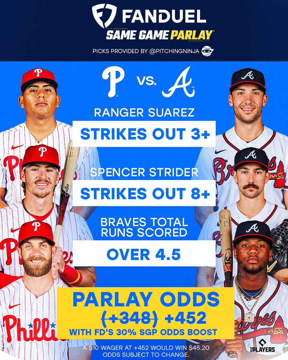 An NL East rivalry in the #NLDS. Picks via @PitchingNinja. Odds via @FDSportsbook