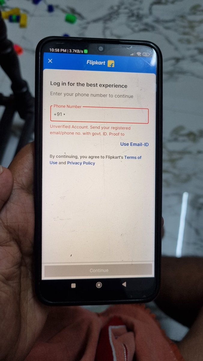 sharma_neerchal's tweet photo. @Flipkart getting below error while trying to login to my account. Not finding any details to resolve or send the required documents https://t.co/BEHVCzlwWN