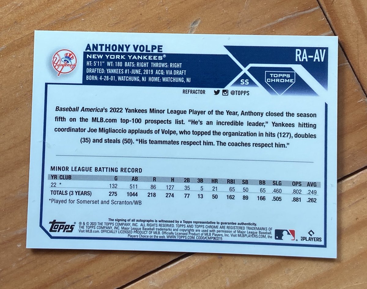 scott_feit1's tweet photo. @stokesboyscards $200 OBO! Volpe #/499! https://t.co/nIZwGmn8RV