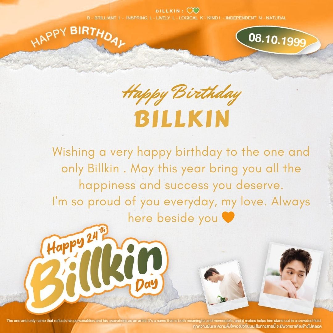 Happy Birthday Billkin 🥳🎂#Happy24thBILLKINDay #bbillkin