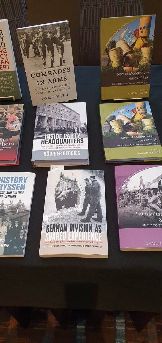 Spotted at the #GSA2023: our <a href="/berghahnbooks/">Berghahn Books</a> book German Division as Shared Experience is out in paperback! It has contributions by Erika Carter <a href="/MarcelT293/">Marcel Thomas</a> <a href="/AineMcMurtry/">Aine McMurtry</a> <a href="/janpalmowski/">Jan Palmowski</a> <a href="/AlissaBellotti/">Alissa Bellotti</a> and many more. This copy is already sold 😀