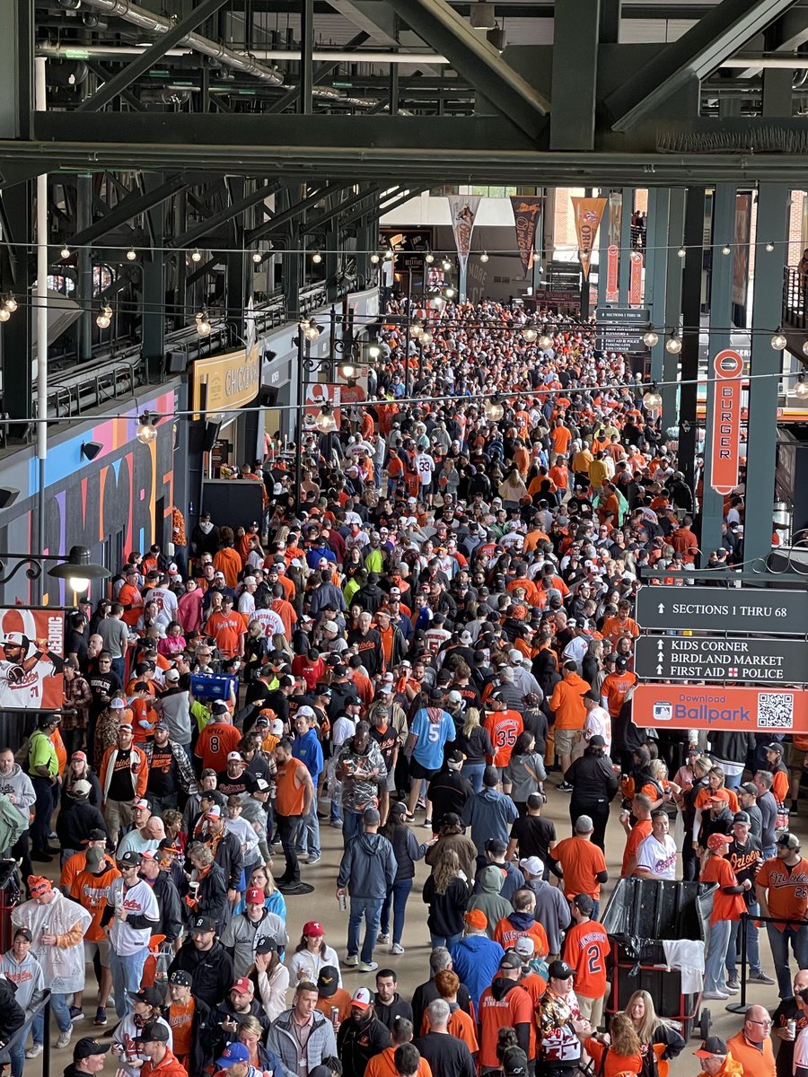 O can you see at Camden Yards? #cant clip these wings#