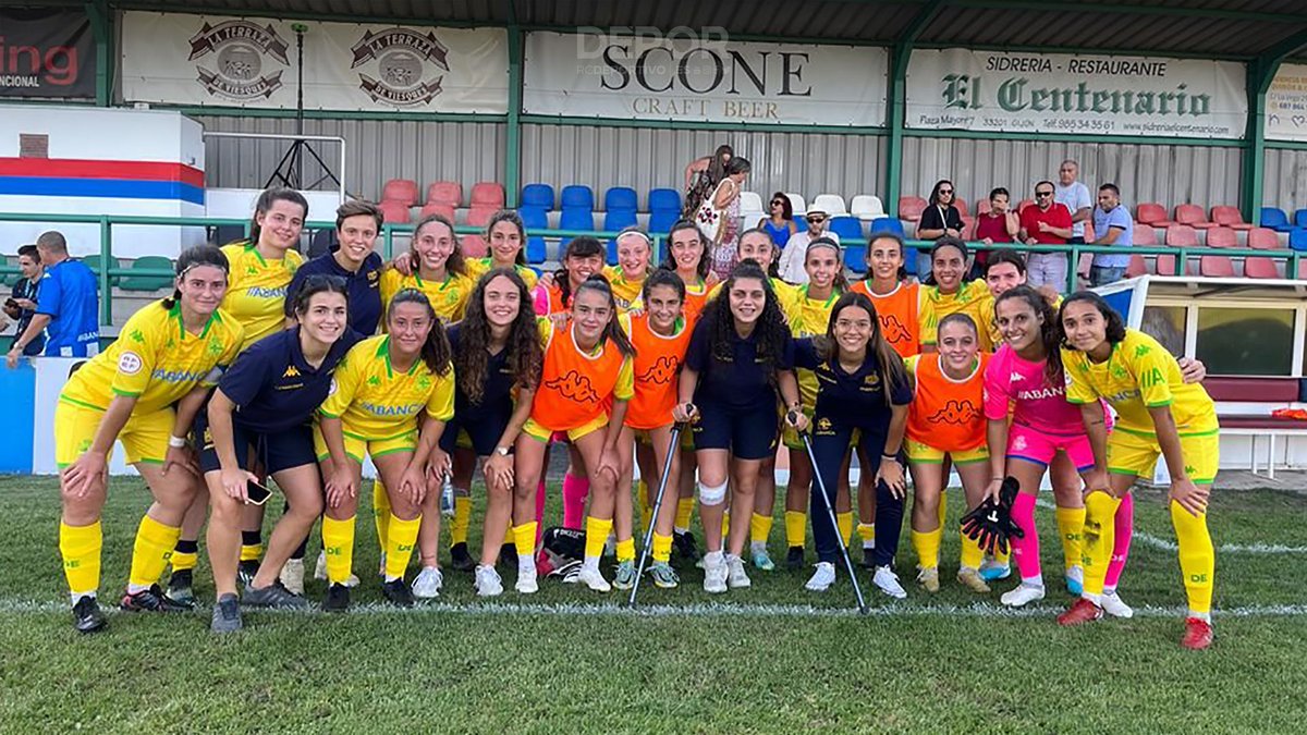 ✅ O #DéporABANCA B impúxose ao Gijón FF por 0-3

➡️ Maca, Uxía López e Laura Otero marcaron os tantos no campo de La Cruz

#ANOSACANTEIRA
