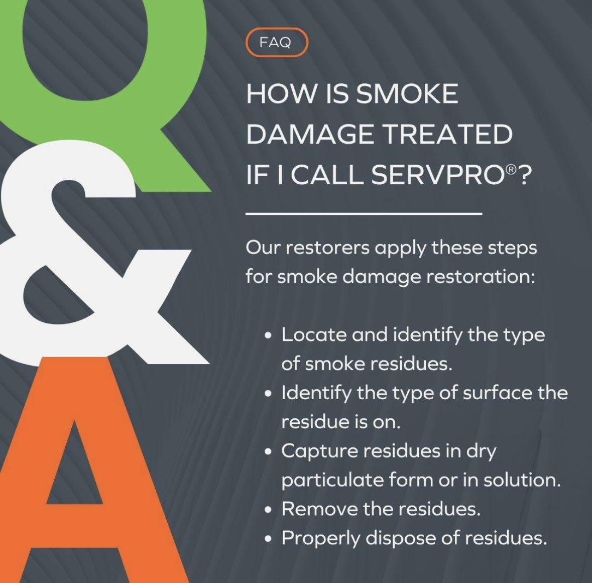 Smoke damage can be one of the most difficult and dangerous cleaning job's you'll be faced with. Always make sure to call a professional - put SERVPRO IRVINE on the top of your list (949) 474-7776 #ServproIrvine #SmokeDamage