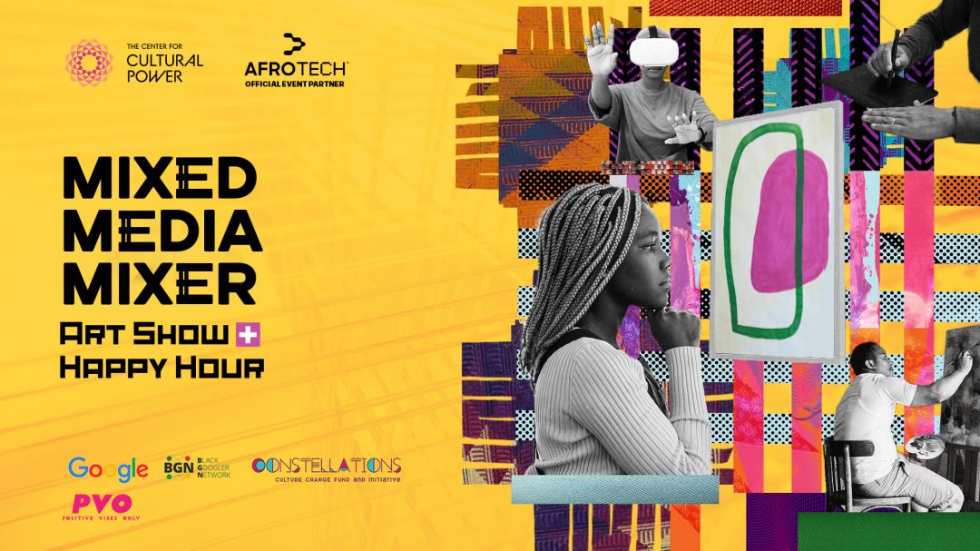 Are you going to @AfroTech next month in Austin? If so, you need to drop by @CultureStrike and #ConstellationsFund dope event weaving art 🎨, tech 💻 and civic engagement ✊🏾! Register at the link below, and see you there! Featuring @Media2070!