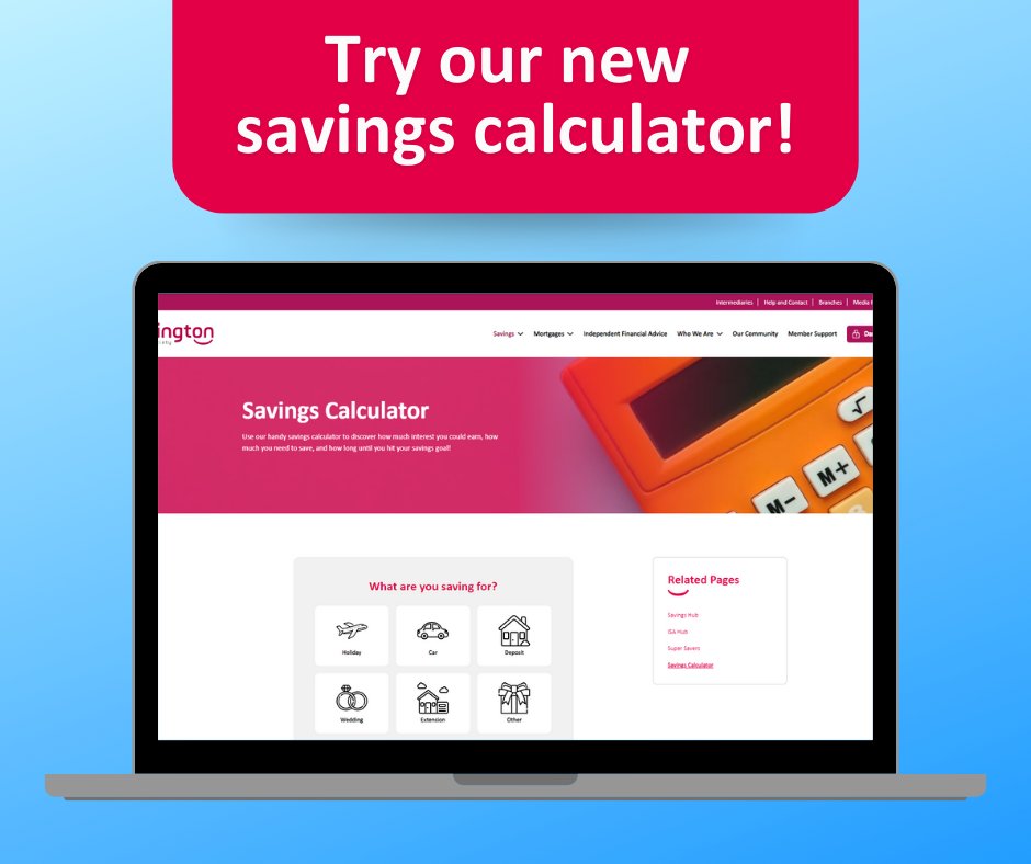 💡 Did you know we have a brand new Savings Calculator that can show you the interest you could earn on your savings? Try it today: darlington.co.uk/savings-accoun…