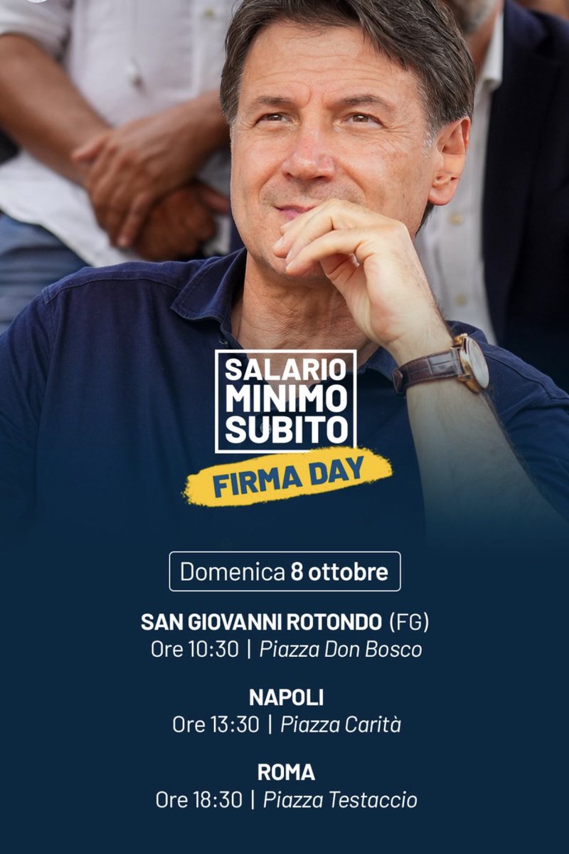 puntualeh's tweet photo. E che fate, non volete firmare per il #salariominimo #firmaday #Conte 👏🏻 https://t.co/Ifdnw100eq