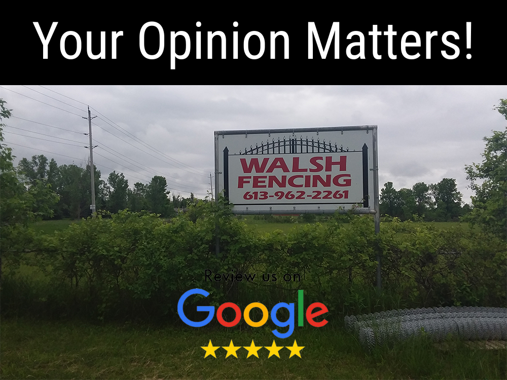 If you would like to leave us a review on Google use the link bit.ly/3uGKLzP 
 
#FenceInstallation #FenceRepair #BayofQuinte #Google #review
