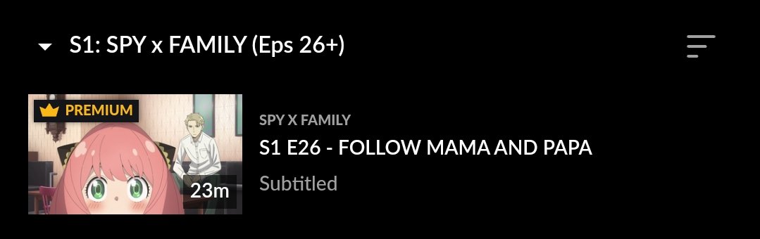 SPY x FAMILY (Eps 26+) FOLLOW MAMA AND PAPA - Watch on Crunchyroll