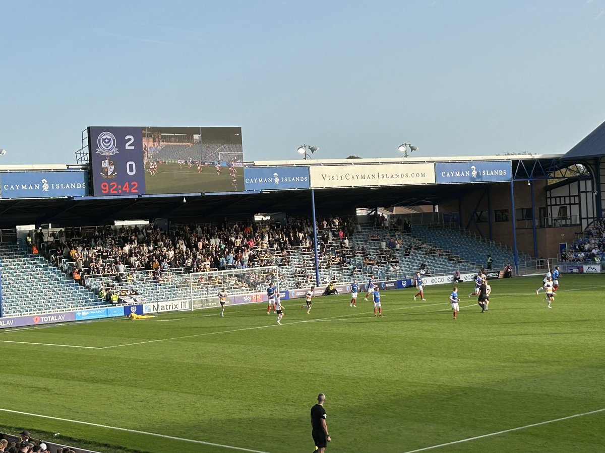 ZachScibi1's tweet photo. A trip to Fratton Park that’s been 16 years in the making, thank you for giving us a WIN to take back to 🇲🇹 @Pompey @ColbyBishop29  - WE ARE TOP OF THE LEAGUE @Awsam36 💙🎩🪄 https://t.co/TUcemw9ikQ