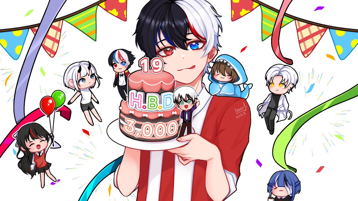 250Dear's tweet photo. 【วาดของขวัญวันเกิด】ให้พี่ @Kiwsohardzch 🎉✨🍰 ขอให้ยิ้มได้แบบนี้ตลอดไป มีความสุขเหมือนที่ทำให้พวกเรา หวังอะไรไว้ก็ขอให้สมหวัง รักพี่มากๆครับ(แอดมินช่องนี้น่ารักกันทุกๆคนเลย) https://t.co/LsYSzKGIs8