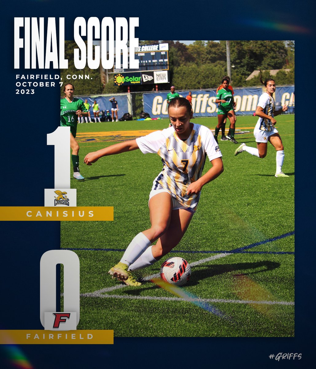 CanisiusWSOC's tweet photo. GOLDEN GRIFFINS WIN!!!!!
The #Griffs take sole possession of 2nd place in the MAAC standings https://t.co/RDSsKPhWPD