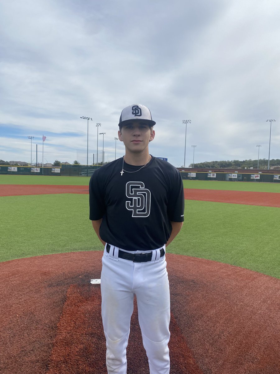 Game 1 at Cornerstone 
Texas Sun Devils- 3 
Lonestar Baseball Club- 2 

Our PoG is Evan Reed (Clemens HS 2025) 
Reed: 2-4, SB