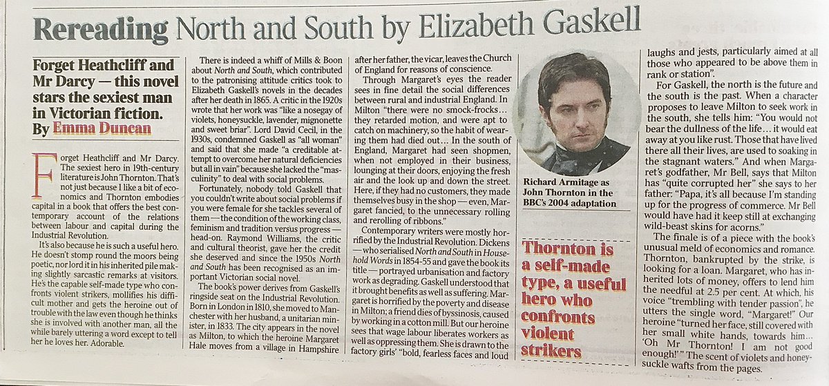 Jude (@ladyofamanor) on Twitter photo North and South review in today’s <a href="/thetimes/">The Times and The Sunday Times</a> <a href="/RCArmitage/">Richard Armitage</a> <a href="/EGaskellsHouse/">Elizabeth Gaskell's House - Join us on Insta & FB</a> <a href="/GaskellSociety/">The Gaskell Society</a> <a href="/EGaskell/">Elizabeth Gaskell</a> #RichardArmitage North and South review in today’s <a href="/thetimes/">The Times and The Sunday Times</a> <a href="/RCArmitage/">Richard Armitage</a> <a href="/EGaskellsHouse/">Elizabeth Gaskell's House - Join us on Insta & FB</a> <a href="/GaskellSociety/">The Gaskell Society</a> <a href="/EGaskell/">Elizabeth Gaskell</a> #RichardArmitage
