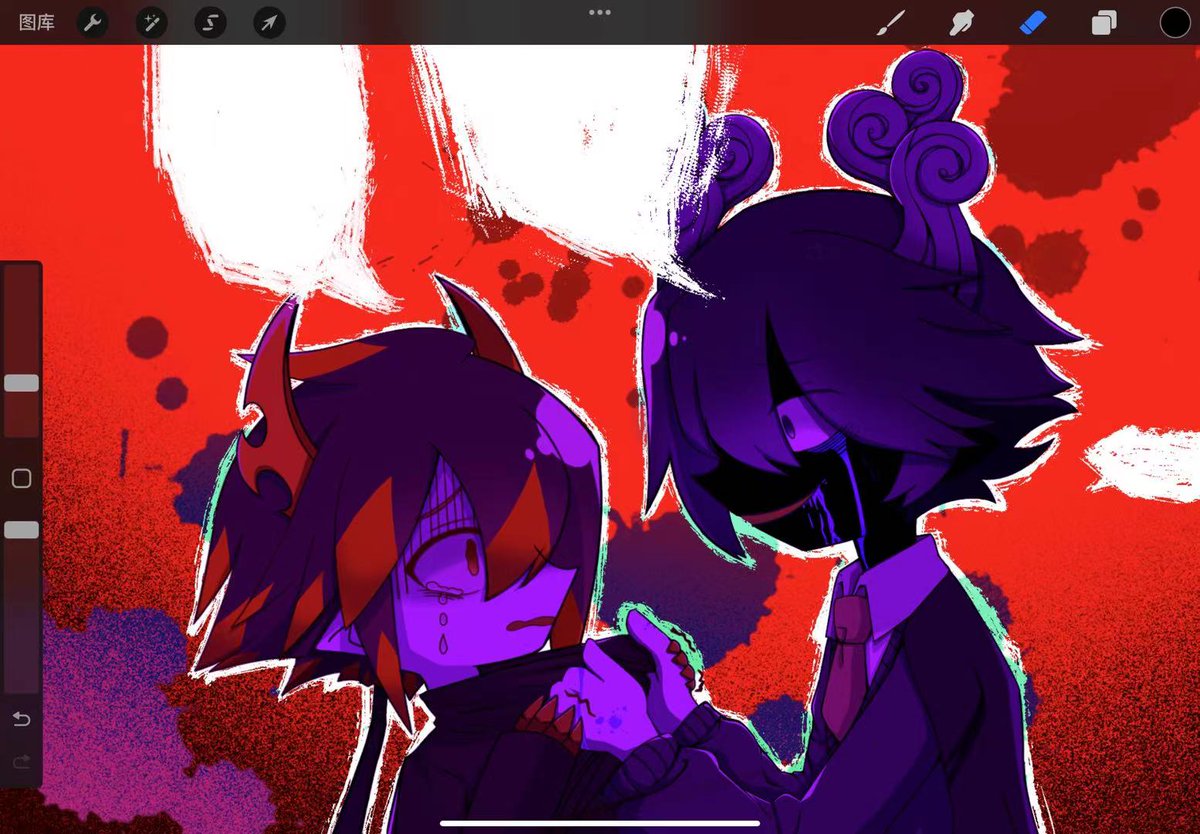 懒得一个月画两三张了，还在画，加油啊哈哈哈哈
#funamuseart #海底囚人