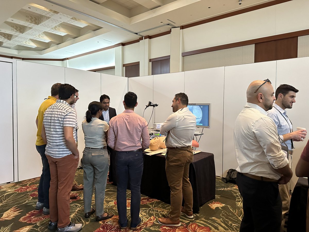 Getting started on the <a href="/accpchest/">CHEST</a> PCCM fellow course Bronchoscopic Control of Bleeding station! #CHESTTrainees #CHEST2023 <a href="/LauraFryeDrL/">Laura Frye</a>