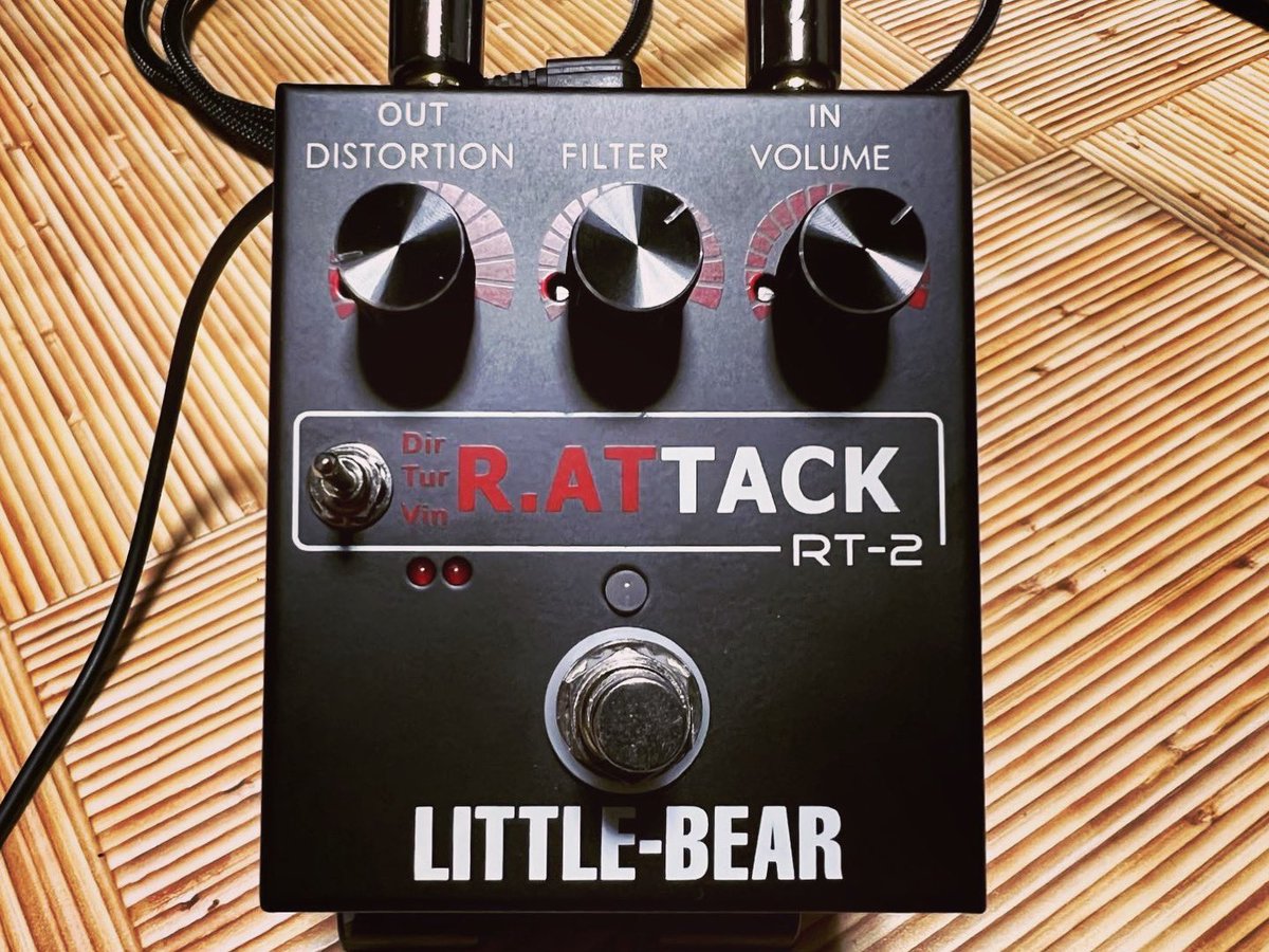 予想してたよりも、RATしてたエフェクター LITTLE-BEAR R.ATTACK RT-2