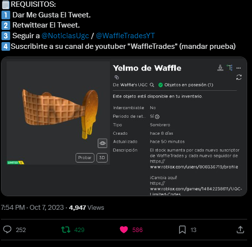 Akafran0102G's tweet photo. @NoticiasUgc @WaffleTradesYT listo https://t.co/mUozsCGQo6