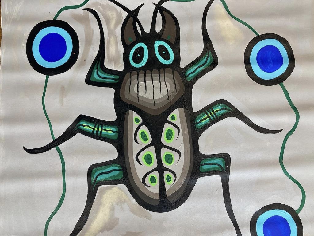 EntSocSask (@entsocsk) on Twitter photo Tim Tait original acrylic paintings depicting the two-striped grasshopper, which graces the logo of <a href="/EntSocSK/">EntSocSask</a>, and Gibson's big sand tiger beetle, which graces the logo of the #2023ESCJAM.
The paintings will be displayed at the upcoming conference in Saskatoon. Tim Tait original acrylic paintings depicting the two-striped grasshopper, which graces the logo of <a href="/EntSocSK/">EntSocSask</a>, and Gibson's big sand tiger beetle, which graces the logo of the #2023ESCJAM.
The paintings will be displayed at the upcoming conference in Saskatoon.