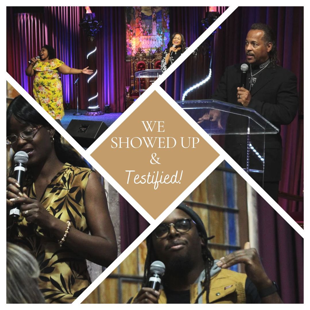 1840Ministry's tweet photo. Last Tuesday at our home church @GraceCov2 testimonies were given and people became over-comers. 
Join us tomorrow at 10am to hear power packed testimonies and be encouraged to defeat the enemy. https://t.co/zEL9hA6aH2