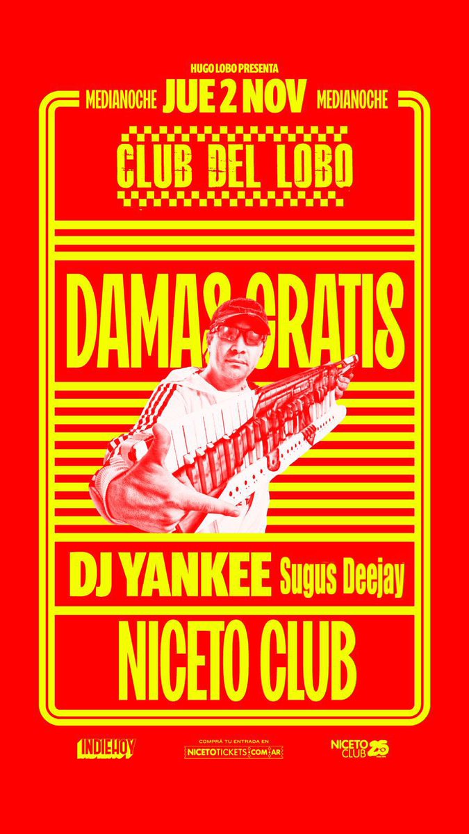 Vuelve Damas Gratis a Niceto Club Palermo!! Entradas acá 👉🏼 passline.com/eventos/el-clu…