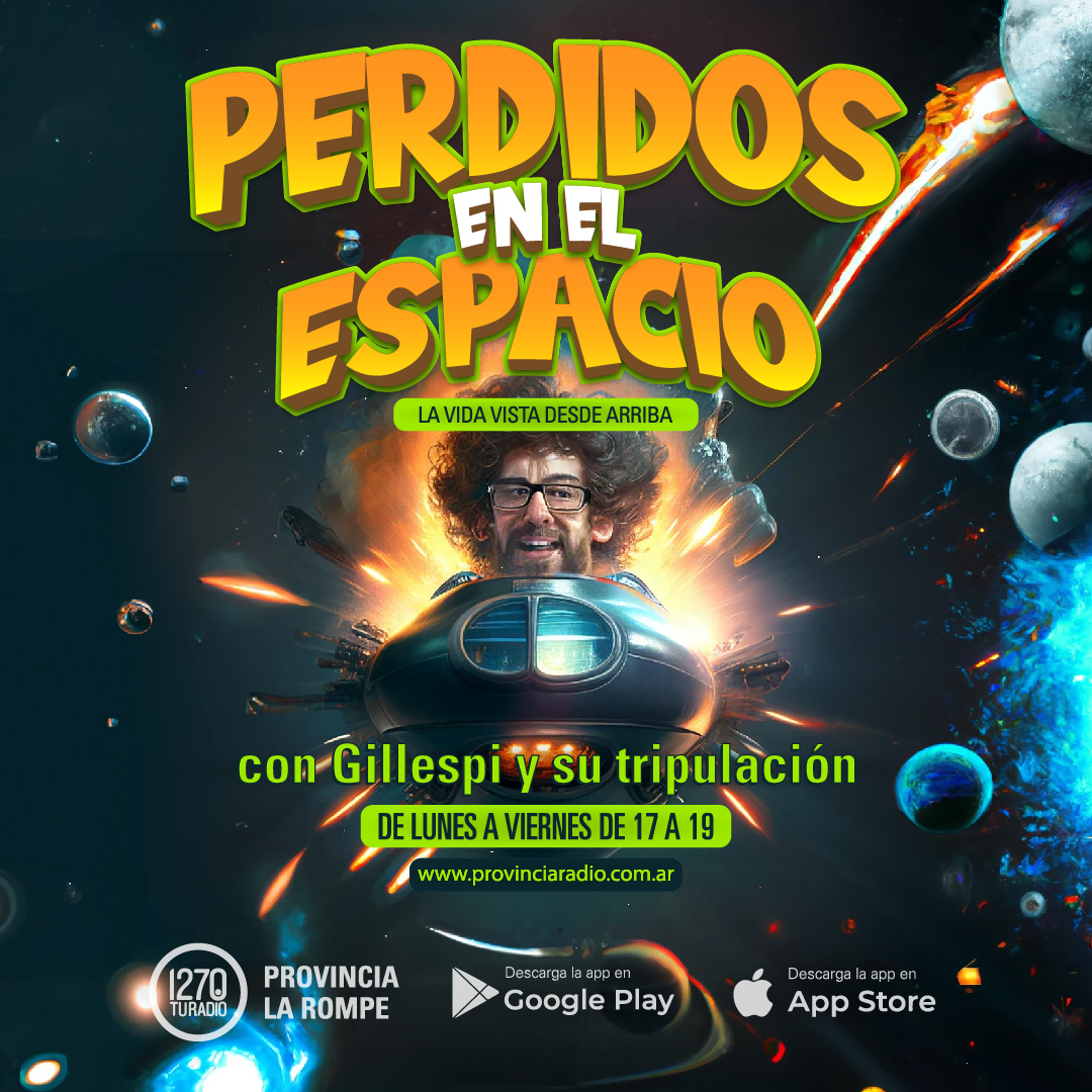 👨‍🚀La vida vista desde arriba🌎
📻#PerdidosenelEspacio🎧17 a 19hs.
🎙<a href="/gillespiok/">GILLESPI 🎺</a>
🔘<a href="/DiegosTomasi/">Diego Tomasi</a> <a href="/MiriMolero/">Miri Molero</a> <a href="/IHorowicz/">BorSergOS</a> 
💻provinciaradio.com.ar
📲App 👉bit.ly/3vqtKMJ
#turadio #provincialarompe #Identidadbonaerense