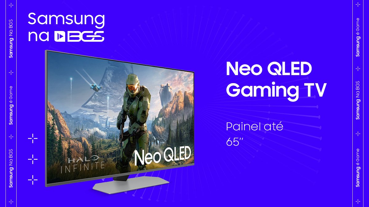 SamsungBrasil's tweet photo. A #NeoQLEDGamingTV comporta todos os seus consoles e PC nas 4 portas HDMI. Ative o #NeoLevel e divirta-se! https://t.co/dkjgG9R8uP
