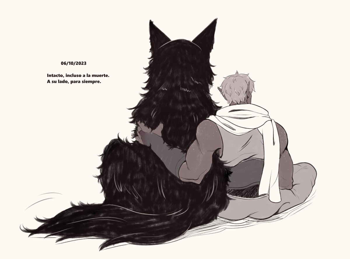 Dedicado a mi querido Tyson, que falleció hace dos días.
Estarás conmigo siempre igual que Fofo lo estará con Kidd.