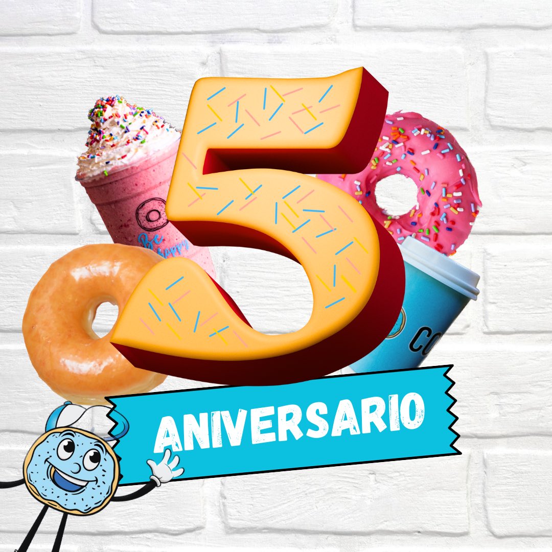 Che cumplímos 5 años de vida 🎉
Gracias a tod🍩s los que nos eligen desde que empezamos 🫶🏻