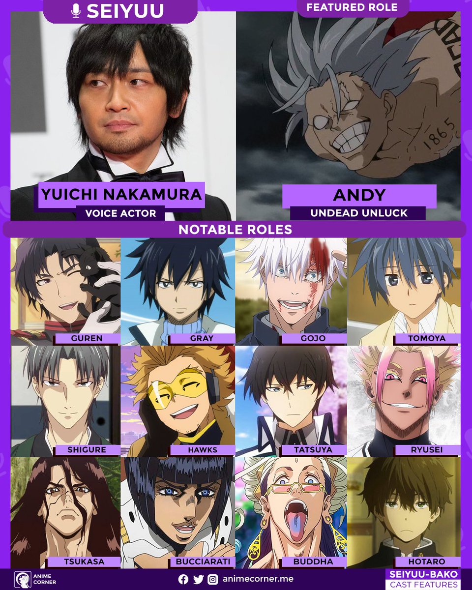 yuuichi nakamura  Anime, Anime images, Voice actor