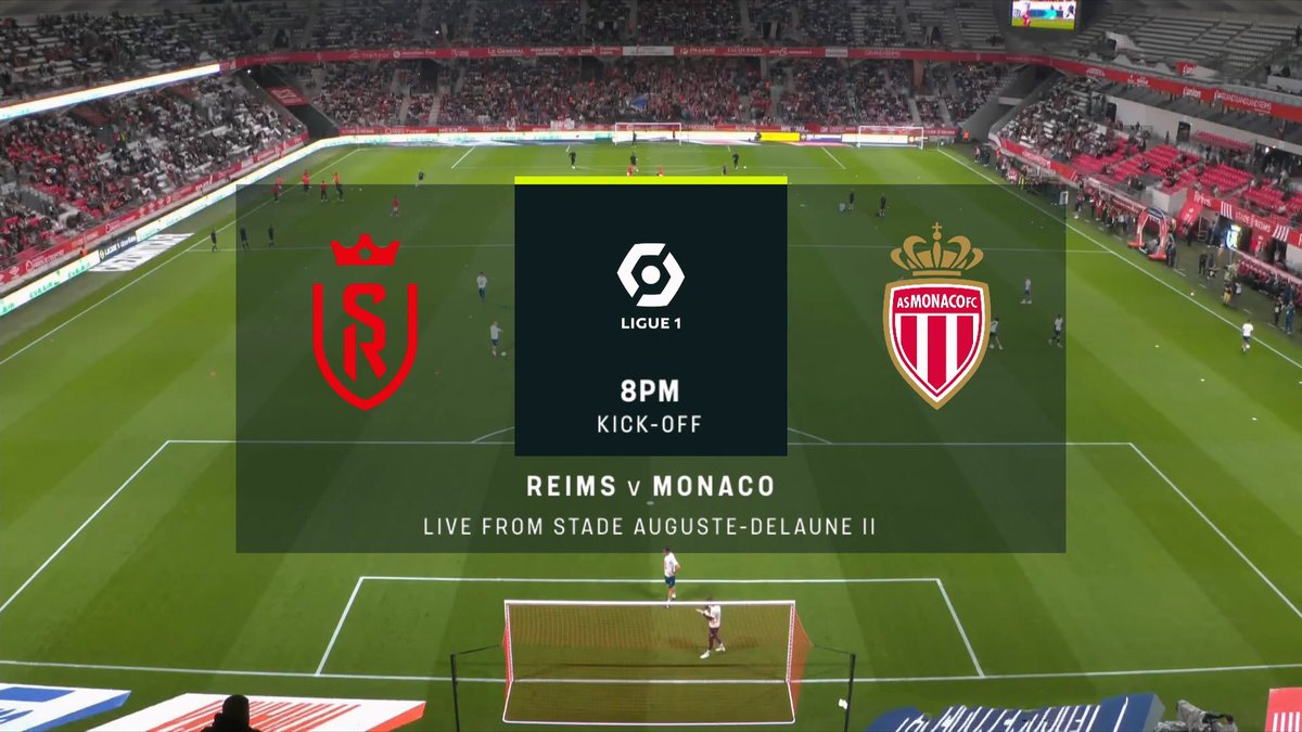 Full Match: Reims vs Monaco