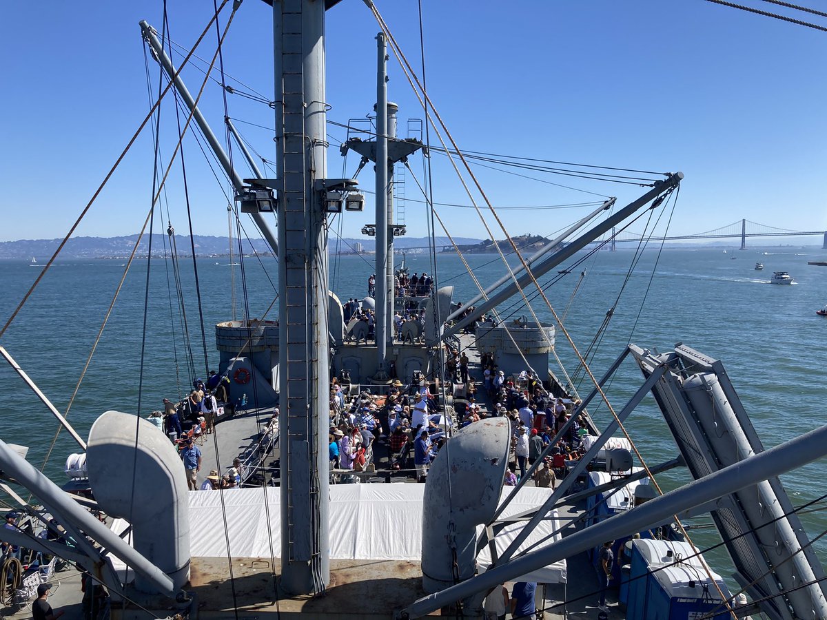 PaulSalvaire's tweet image. #FleetWeekSF 
With the mayor of Arromanches, Normandy, aboard liberty ship Jeremiah O’Brien that took part in #DDay

Thank you to all the volunteers who maintain the ship

The 80th anniversary of #DDay in 2024 will be a great opportunity to celebrate the strength of 🇫🇷🇺🇸 alliance