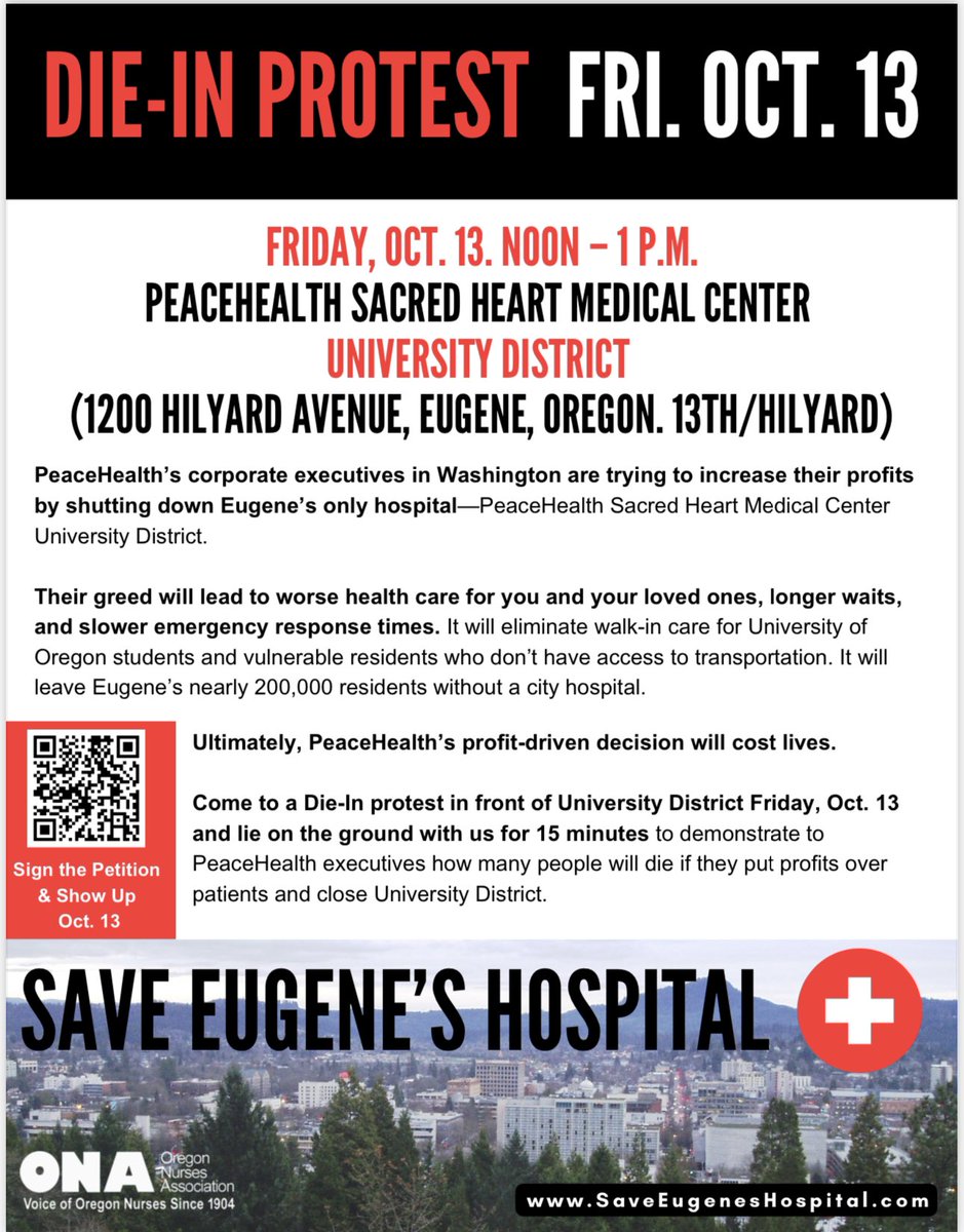 CAHOOTS is continuing to stand strong for UDH 💪🏼🏥 Our voices are our power, and we're using them to advocate for continued access, continued patient care, and a healthier Eugene. 🌟🩺