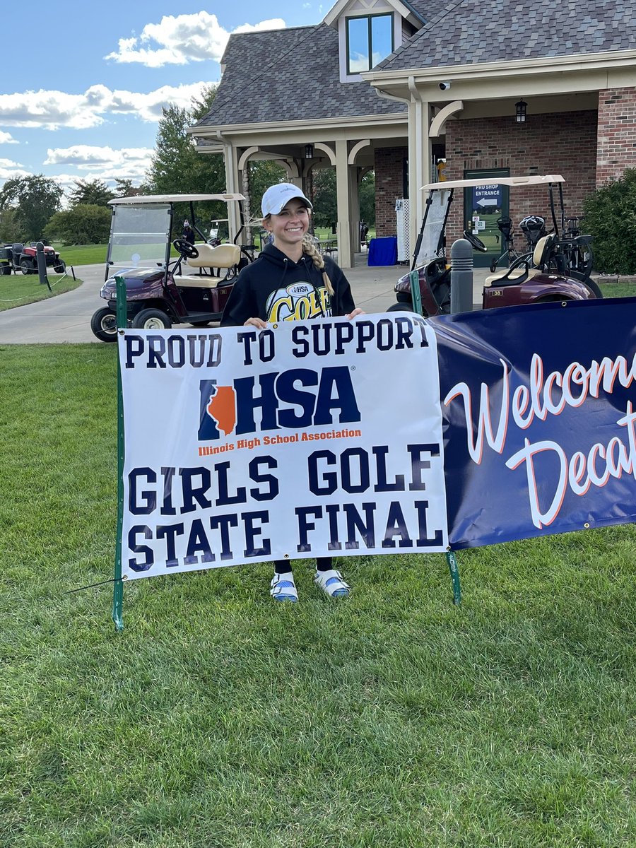 And when it’s all said and done on Day 2, Courtney’s 69 (-3) is the only score under par and the best round of the tournament by 2 strokes! 3 today! With her 2 day total of 148 (+4), She finishes with 4th Place Medal! Congrats Courtney! @BGBisonAD @BGHSPrincipal #thewolf #nofear