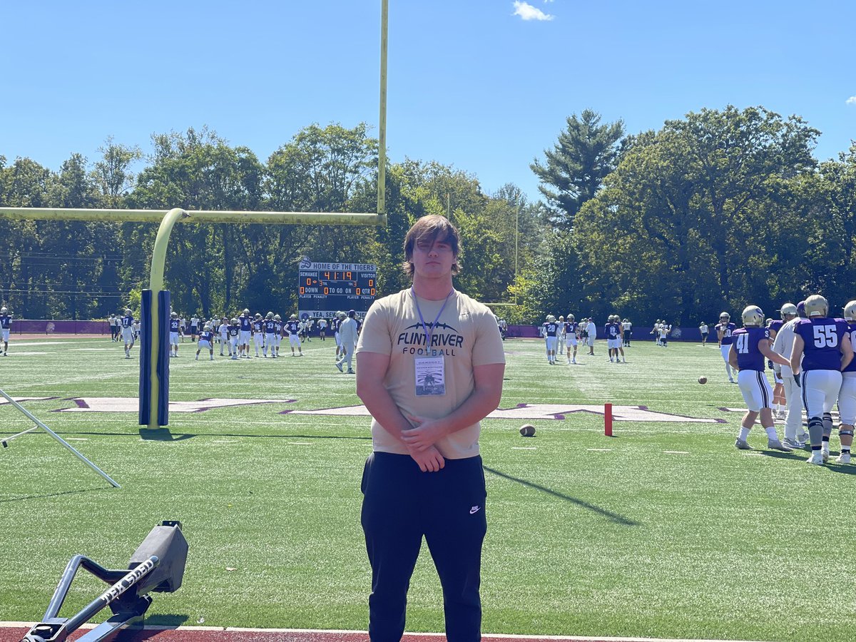 Our 2024 OL <a href="/DaytonStephens5/">Dayton Stephens</a> on his visit today to Sewanee❕

#FRAmily | #ProtectTheDen🐾