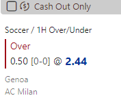 football433tips's tweet photo. 👊 Over 0.5 goals ht
More 👉 https://t.co/CsQlUJx913
#pickvalue #inplay #goalpredictor https://t.co/a2urOqtU5i